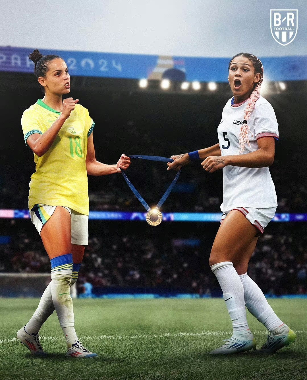 巴西女足队员接受采访,展望未来比赛 巴西女足队员接受采访,展望未来比赛